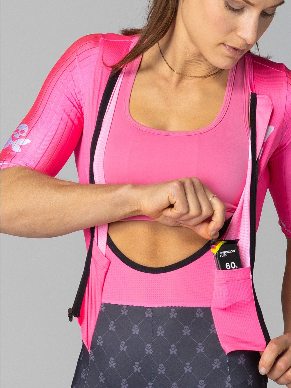 Betty Designs Pink Betty Pro Short Sleeve Triathlon Race Suit size medium - Picture 4 of 10